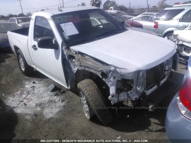 1GCGTCF9XB8106246 - 2011 CHEVROLET COLORADO LT WHITE photo 1