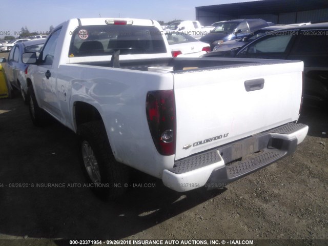 1GCGTCF9XB8106246 - 2011 CHEVROLET COLORADO LT WHITE photo 3