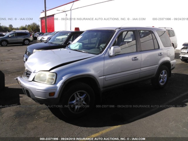 JHLRD187X1S003466 - 2001 HONDA CR-V SE/LE SILVER photo 2