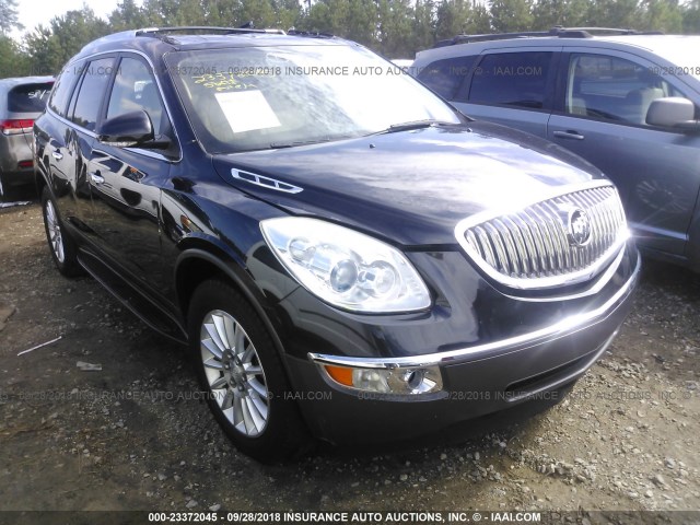 5GAKRBED9BJ412843 - 2011 BUICK ENCLAVE CXL BLACK photo 1