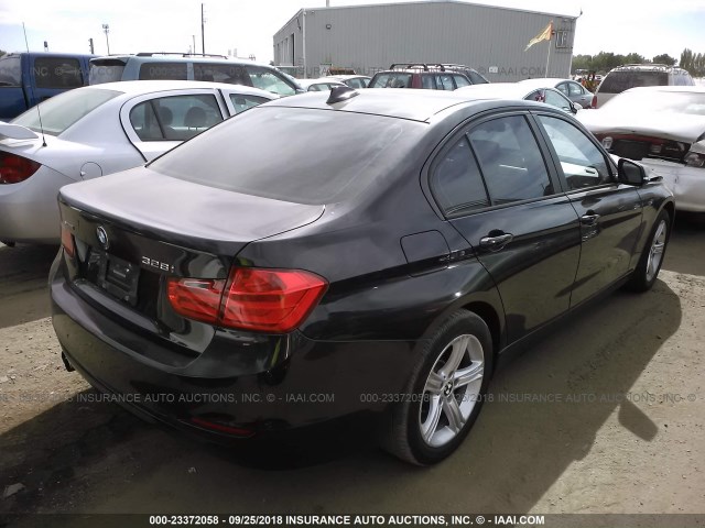 WBA3B3G53DNP38312 - 2013 BMW 328 XI BLACK photo 4