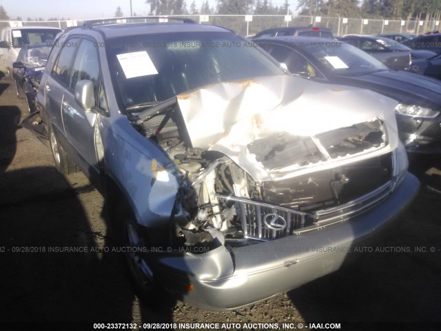 JTJHF10U110188648 - 2001 LEXUS RX 300 SILVER photo 1