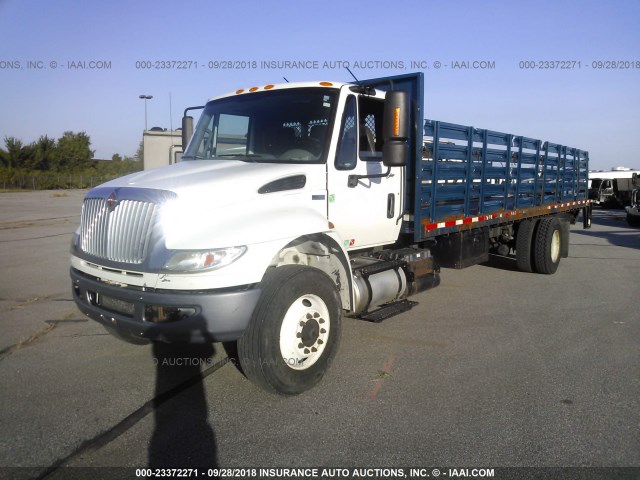 3HAMKAAN5CL078952 - 2012 INTERNATIONAL 4400 4400 WHITE photo 2