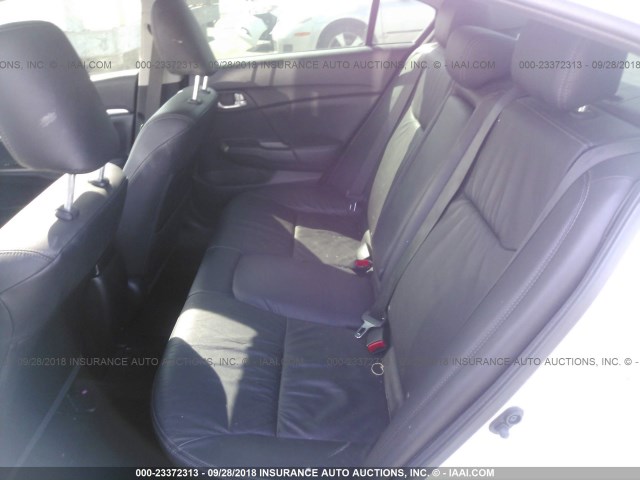 19XFB2F99EE234805 - 2014 HONDA CIVIC EXL WHITE photo 8