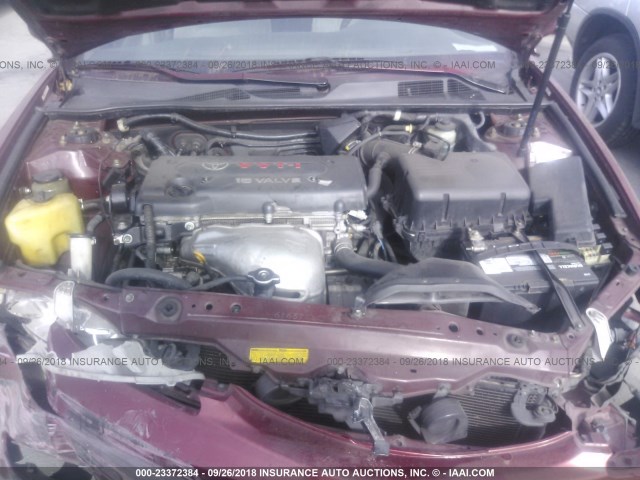 JTDBE32K320027819 - 2002 TOYOTA CAMRY LE/XLE/SE Qırmızı foto 10