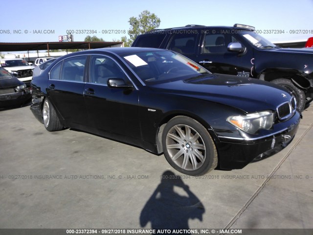 WBAGN63423DR16562 - 2003 BMW 745 LI BLACK photo 1