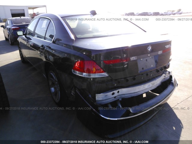 WBAGN63423DR16562 - 2003 BMW 745 LI BLACK photo 3