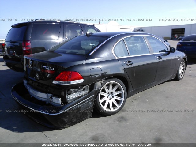 WBAGN63423DR16562 - 2003 BMW 745 LI BLACK photo 4