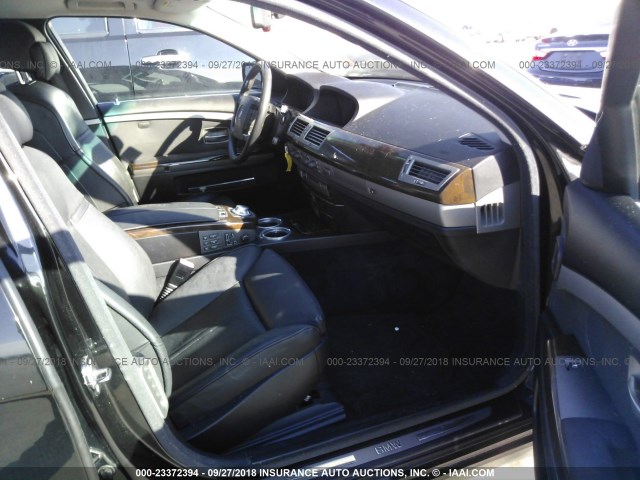 WBAGN63423DR16562 - 2003 BMW 745 LI 黑色 照片 5