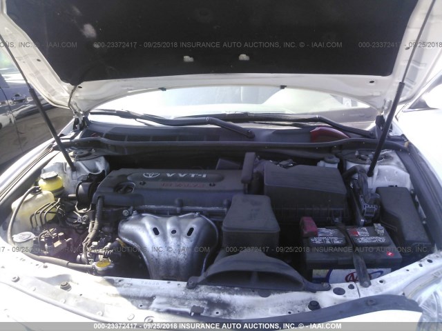 4T1BE46K19U893436 - 2009 TOYOTA CAMRY SE/LE/XLE 白色 照片 10