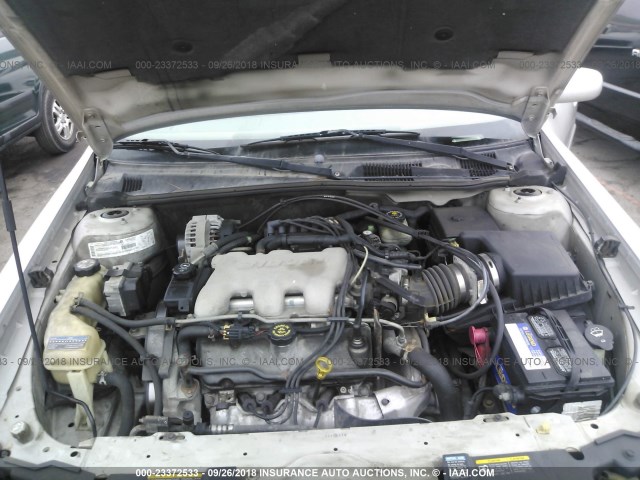 1G1NE52J42M562952 - 2002 CHEVROLET MALIBU LS 银色 照片 10