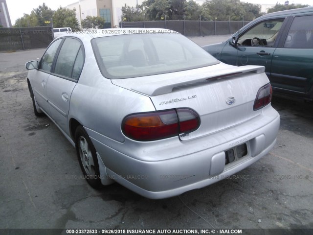 1G1NE52J42M562952 - 2002 CHEVROLET MALIBU LS 银色 照片 3