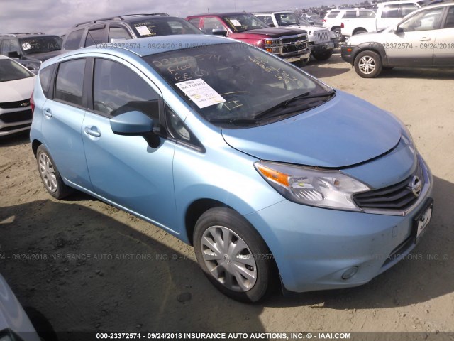 3N1CE2CP1FL426216 - 2015 NISSAN VERSA NOTE S/S PLUS/SV/SL/SR BLUE photo 1