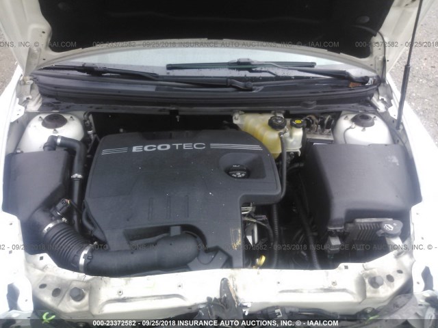 1G1ZH57BX94275202 - 2009 CHEVROLET MALIBU 1LT თეთრი ფოტო 10