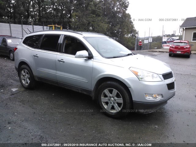 1GNKVGED8BJ240920 - 2011 CHEVROLET TRAVERSE LT SILVER photo 1