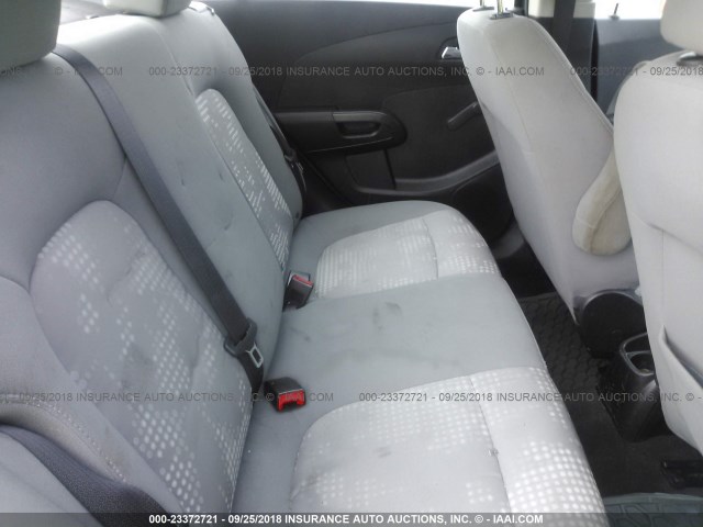 1G1JA5SH6C4194542 - 2012 CHEVROLET SONIC LS GRAY photo 8