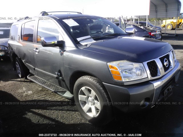 5N1AA08B65N718150 - 2005 NISSAN ARMADA SE/LE GRAY photo 1