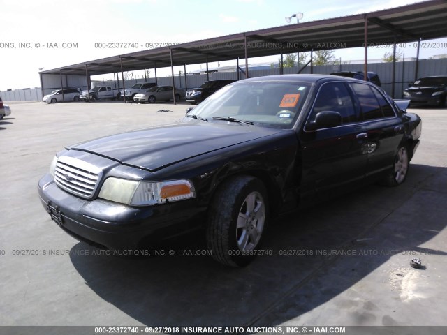 2FABP7EV7BX170657 - 2011 FORD CROWN VICTORIA LX BLACK photo 2