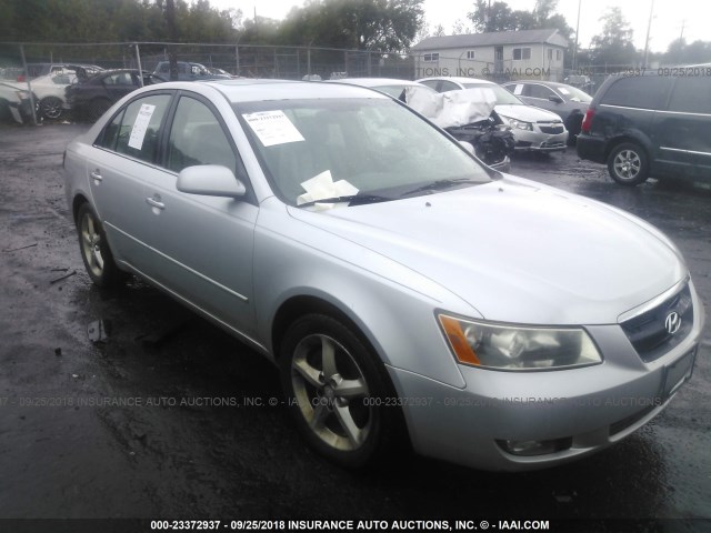 5NPEU46F36H059066 - 2006 HYUNDAI SONATA GLS/LX SILVER photo 1