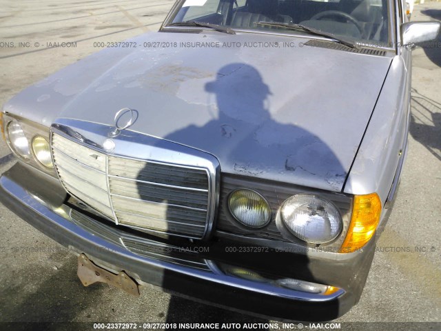 WDBAB30A6BB253161 - 1981 MERCEDES-BENZ 300 D SILVER photo 6