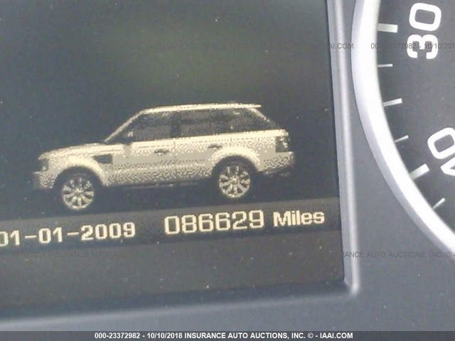 SALSK2D44BA261701 - 2011 LAND ROVER RANGE ROVER SPORT LUX BLACK photo 7