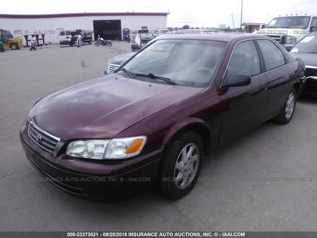 4T1BG22K81U850477 - 2001 TOYOTA CAMRY CE/LE/XLE 栗色 照片 2