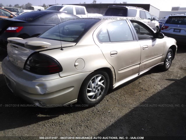 1G2NF52E53C241019 - 2003 PONTIAC GRAND AM SE1 GOLD photo 4