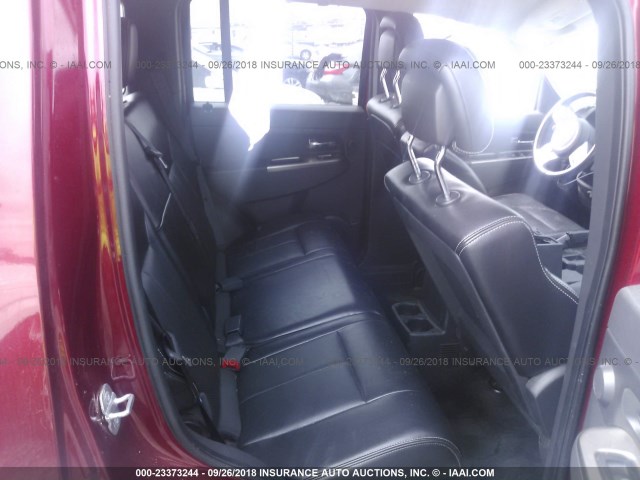1J4PP5GK4BW536846 - 2011 JEEP LIBERTY LIMITED RED photo 8