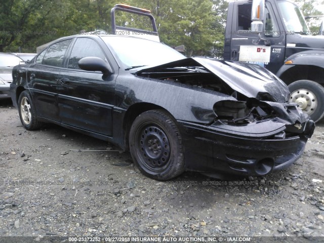 1G2NW52E64M593361 - 2004 PONTIAC GRAND AM GT BLACK photo 1