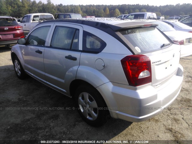 1C3CDWBA4CD507740 - 2012 DODGE CALIBER SE SILVER photo 3