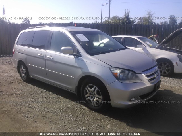 5FNRL38716B438747 - 2006 HONDA ODYSSEY EXL SILVER photo 1