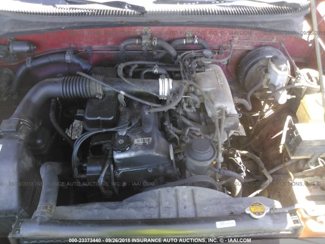 JT4UD10D6S0006998 - 1995 TOYOTA T100 BURGUNDY photo 10