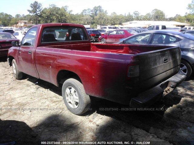 JT4UD10D6S0006998 - 1995 TOYOTA T100 BURGUNDY photo 3