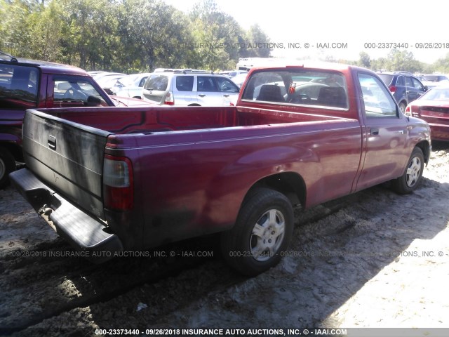 JT4UD10D6S0006998 - 1995 TOYOTA T100 BURGUNDY photo 4