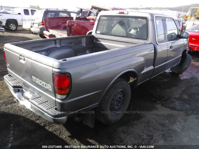 4F4YR16C8XTM46588 - 1999 MAZDA B2500 CAB PLUS GRAY photo 4