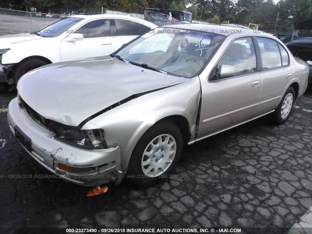 JN1CA21D7XT801656 - 1999 NISSAN MAXIMA GLE/GXE/SE GOLD photo 2