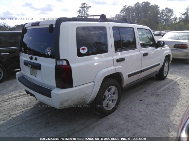 1J8HH48K76C349343 - 2006 JEEP COMMANDER Ağ foto 4