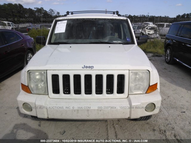 1J8HH48K76C349343 - 2006 JEEP COMMANDER Ağ foto 6