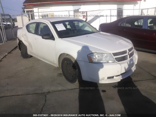 1B3LC46B19N569395 - 2009 DODGE AVENGER SE/SXT WHITE photo 1