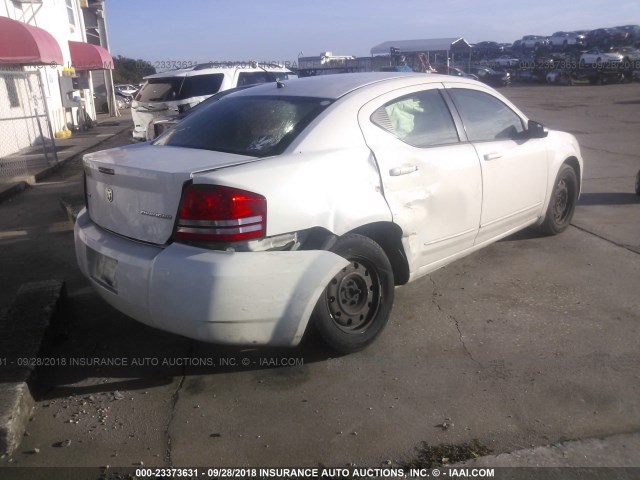 1B3LC46B19N569395 - 2009 DODGE AVENGER SE/SXT WHITE photo 4