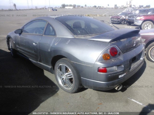 4A3AC74H43E180379 - 2003 MITSUBISHI ECLIPSE GTS GRAY photo 3