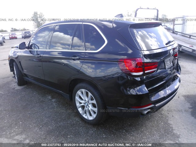 5UXKR0C5XE0H22350 - 2014 BMW X5 XDRIVE35I BLACK photo 3