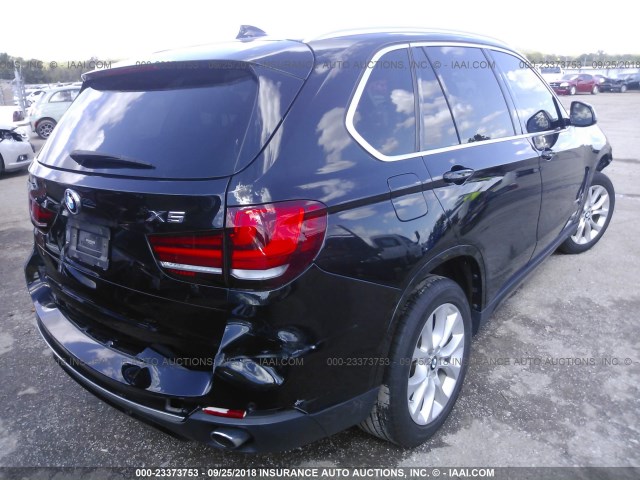 5UXKR0C5XE0H22350 - 2014 BMW X5 XDRIVE35I BLACK photo 4