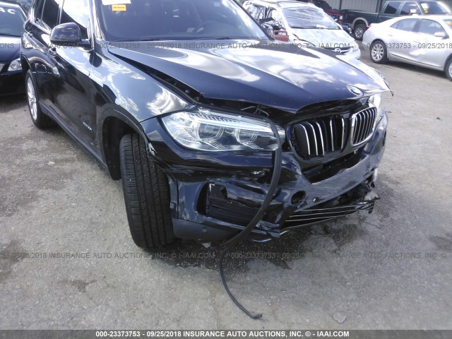 5UXKR0C5XE0H22350 - 2014 BMW X5 XDRIVE35I BLACK photo 6