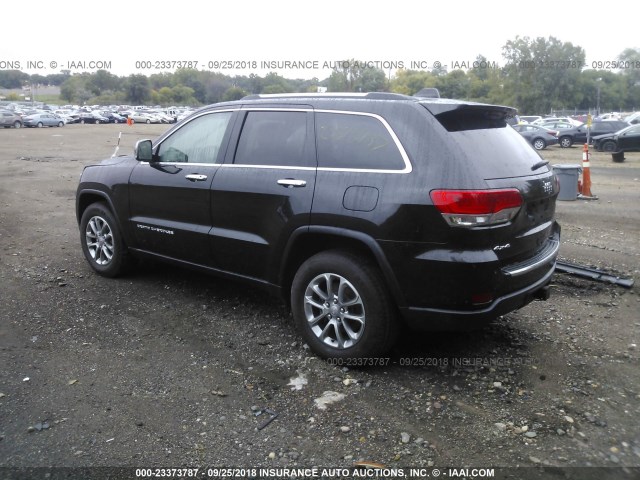 1C4RJFBG5FC831406 - 2015 JEEP GRAND CHEROKEE LIMITED BLACK photo 3