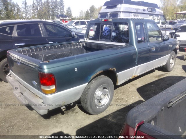 1FTCR14A9SPA80565 - 1995 FORD RANGER SUPER CAB GREEN photo 4