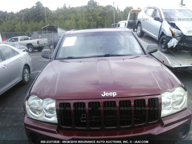 1J8GR48K97C655387 - 2007 JEEP GRAND CHEROKEE LAREDO/COLUMBIA/FREEDOM 勃艮第红 照片 6