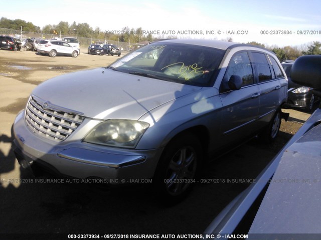2C4GM68495R673749 - 2005 CHRYSLER PACIFICA TOURING SILVER photo 2