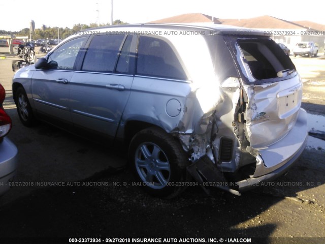 2C4GM68495R673749 - 2005 CHRYSLER PACIFICA TOURING SILVER photo 3