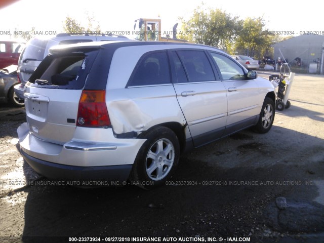 2C4GM68495R673749 - 2005 CHRYSLER PACIFICA TOURING SILVER photo 4